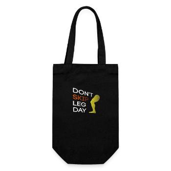 Gym Workout Gym Sport Training Legs - Gift Bag for Bottles - black - Front