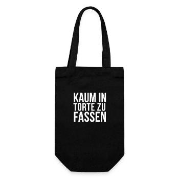 Cake Cake Pastry Dessert Sweets Gift - Gift Bag for Bottles - black - Front