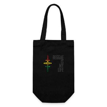 Reggae is my life - Sac à bouteille - noir - Devant