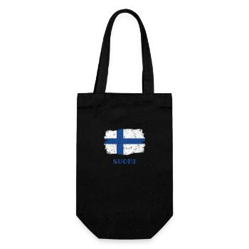 Finland, Suomi - Gift Bag for Bottles - black - Front