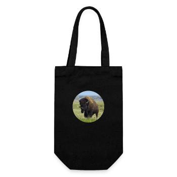 Taureau de buffle Cow Bison Jerky - Sac à bouteille - noir - Devant
