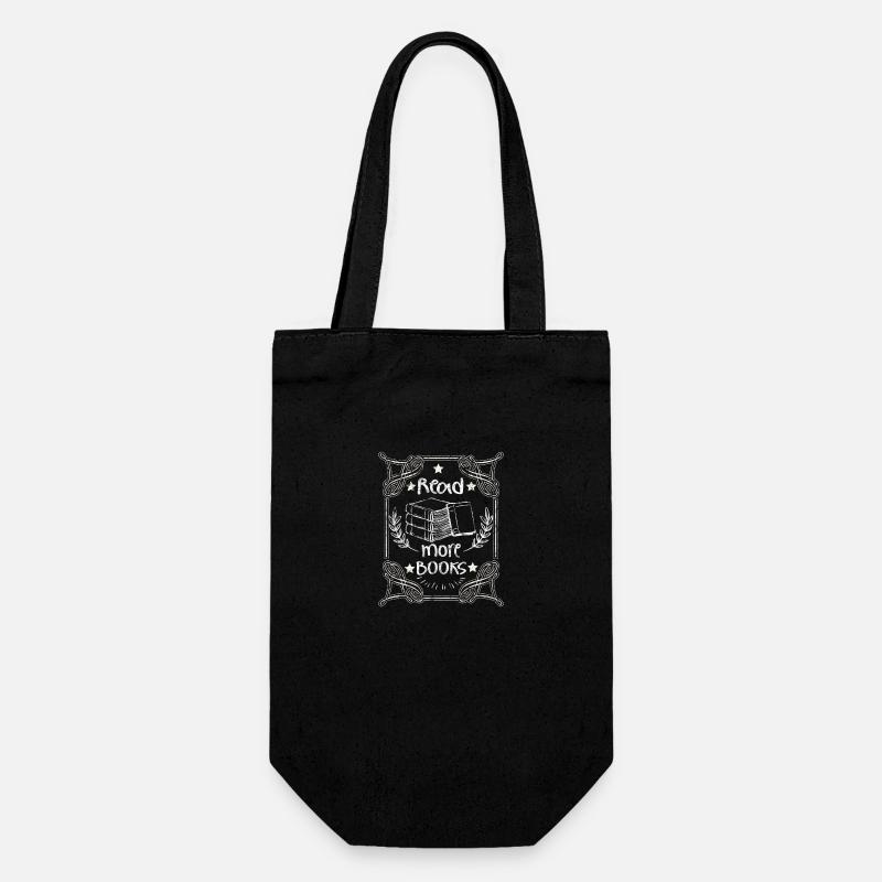livres - Sac à bouteille - noir