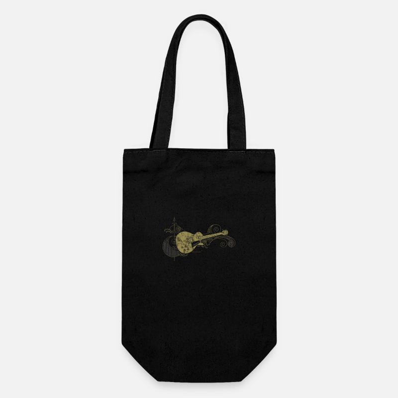 musique - Sac à bouteille - noir