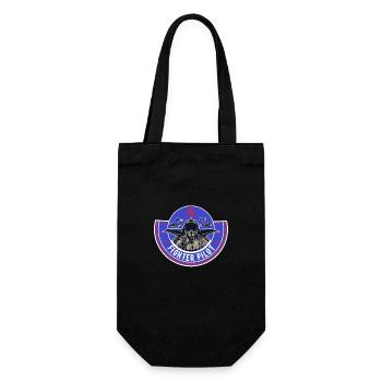 Düsenjet Flieger Fighter Pilot Shirt Flugzeug - Geschenkbeutel für Flaschen - Schwarz - Vorne