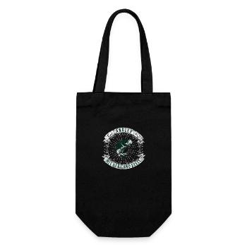 Angler - Geschenkbeutel für Flaschen - Schwarz - Vorne