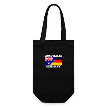 Australia Germany,Germany friendship,Flag - Gift Bag for Bottles - black - Front