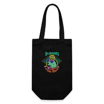 30th birthday - Gift Bag for Bottles - black - Front