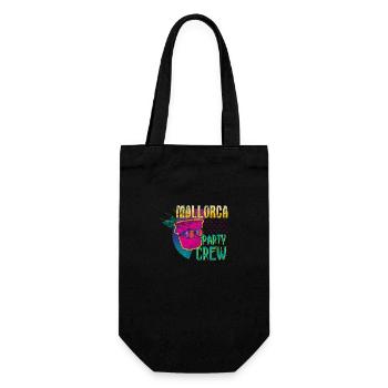 Mallorca Party Crew - Geschenkbeutel für Flaschen - Schwarz - Vorne