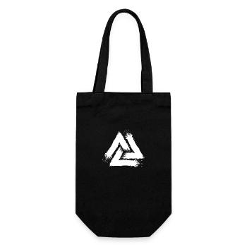 Valknut Symbol White Brush New - Gift Bag for Bottles - black - Front
