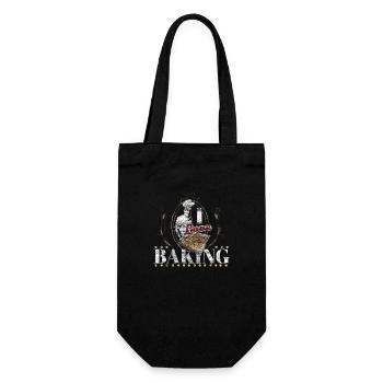 Baker gift - Gift Bag for Bottles - black - Front