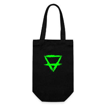 Element symbol Earth - Gift Bag for Bottles - black - Front