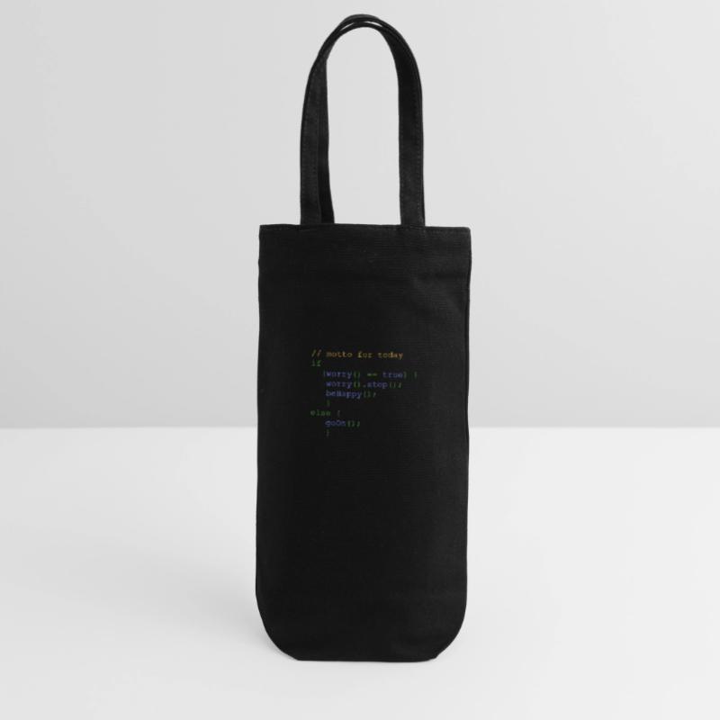 php code don’t worry be happy gerdshirt Sac à bouteille