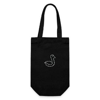 Animal canard - Sac à bouteille - noir - Devant