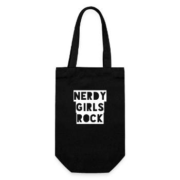 Nerdy Girls Rock - Sac à bouteille - noir - Devant
