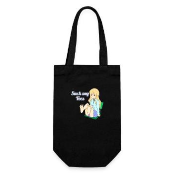 Suck my toes - Gift Bag for Bottles - black - Front