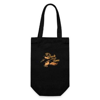 Cadeau de canards canards - Sac à bouteille - noir - Devant
