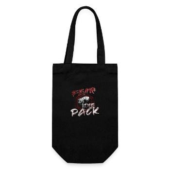 Wolf wolf pack - Gift Bag for Bottles - black - Front