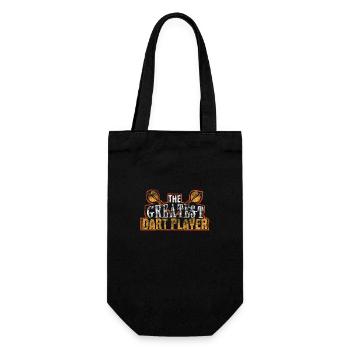 Darts player gift - Gift Bag for Bottles - black - Front