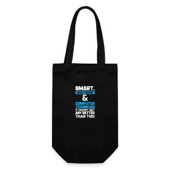 Technicien en informatique intelligent - Sac à bouteille - noir - Devant