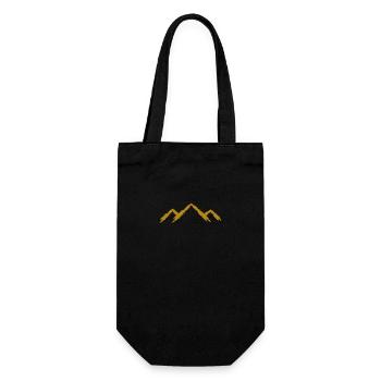 Mountain mountaineering - Gift Bag for Bottles - black - Front