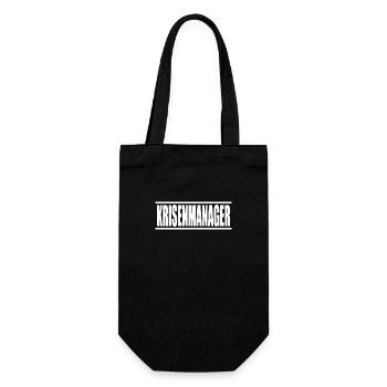 Krisenmanager,Notfall Katastrophe Unglück Shirt - Geschenkbeutel für Flaschen - Schwarz - Vorne