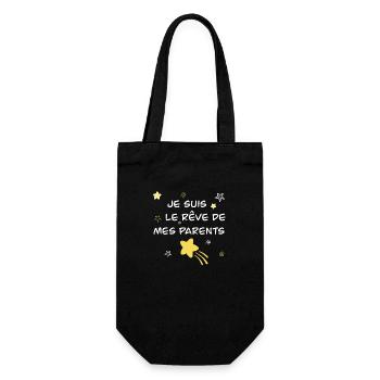 je suis le rêve de mes parents - Sac à bouteille - noir - Devant