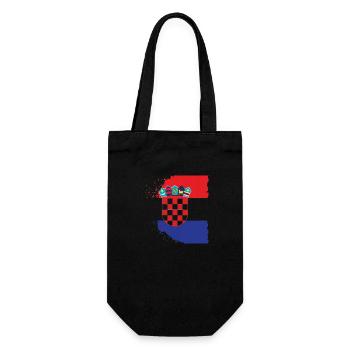 Croatie Croate Hrvatska Croatie Croates Croates Croates - Sac à bouteille - noir - Devant