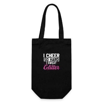 Énonciations de pom-pom girls Cadeaux Cheerleading - Sac à bouteille - noir - Devant