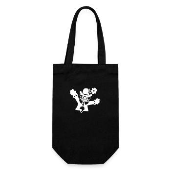 CLOWN - Gift Bag for Bottles - black - Front