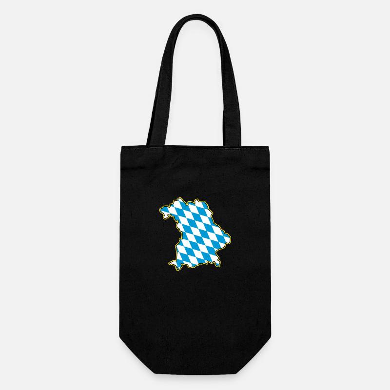 Pays de Bavière - Notre patrie, notre fierté - Sac à bouteille - noir