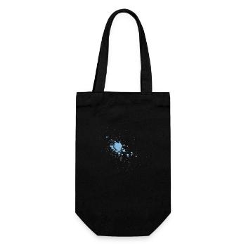Color Blob Splash Painter Gift Colorful Art Idea - Gift Bag for Bottles - black - Front
