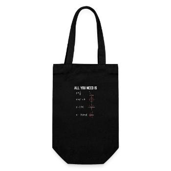Mathematician | Math math teacher gifts - Gift Bag for Bottles - black - Front