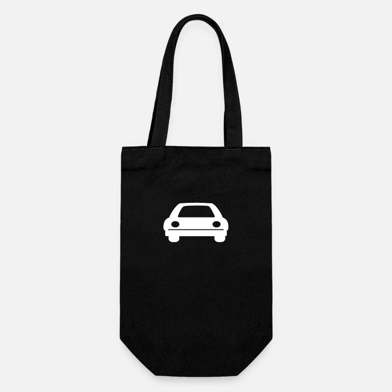 Auto - Geschenkbeutel für Flaschen - Schwarz