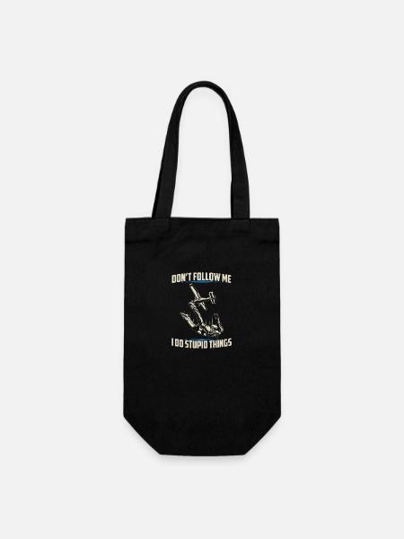 Skydiving | Skydive skydiving gifts - Gift Bag for Bottles - black