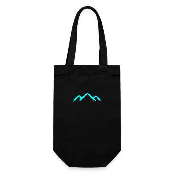 Mountain mountaineering - Gift Bag for Bottles - black - Front