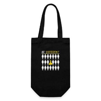 Be Different Flamenco - Geschenkbeutel für Flaschen - Schwarz - Vorne