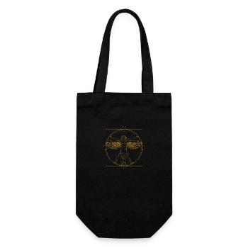Aile de l'homme de Vitruve Leonardo Da Vinci - Sac à bouteille - noir - Devant