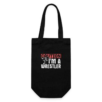 Wrestling wrestling wrestling - Gift Bag for Bottles - black - Front