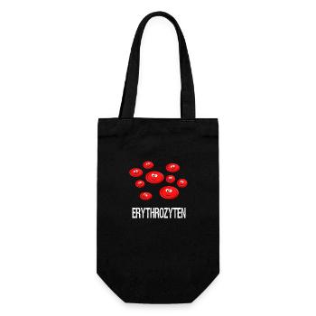 Érythrocytes drôles - Sac à bouteille - noir - Devant
