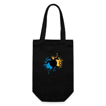 Blob of drops of turtle - Gift Bag for Bottles - black - Front