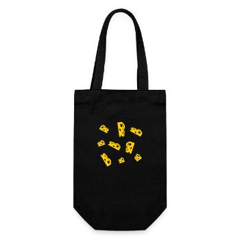 FROMAGE - Sac à bouteille - noir - Devant