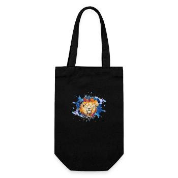 Lion King Jungle Africa Safari Animal - Gift Bag for Bottles - black - Front