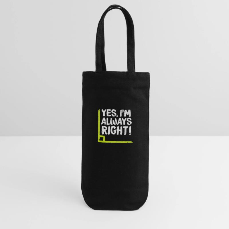 I am right! Mathematician math math Gift Bag for Bottles