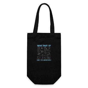 Mathématicien | Cadeaux mathématiques pour étudiants - Sac à bouteille - noir - Devant