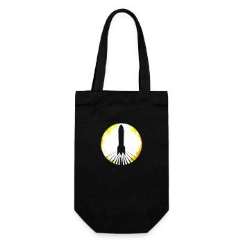 Lancement de fusée - Sac à bouteille - noir - Devant