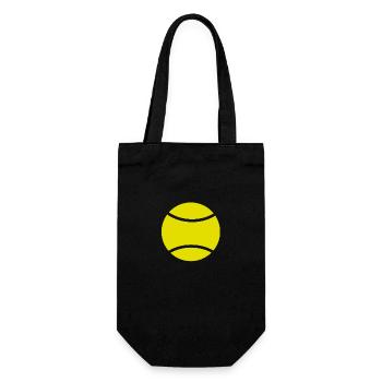 Tennis gift sport sport tennis - Gift Bag for Bottles - black - Front