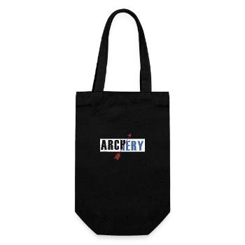 Flèche de tir à l'arc - Sac à bouteille - noir - Devant