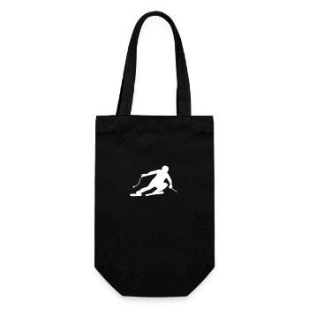 Skieur Ski Sports d'hiver Ski Noël - Sac à bouteille - noir - Devant