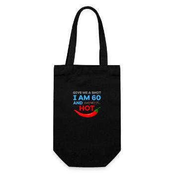 60 ans et chaud - Sac à bouteille - noir - Devant