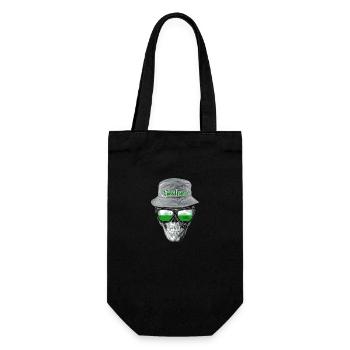 Sachsen Skull - Geschenkbeutel für Flaschen - Schwarz - Vorne